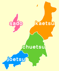 Niigata Prefecture Map.